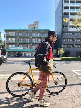 「ALDIES（アールディーズ）のアイテム（その他アウター）」を使った、りょうさん（メンズ・171cm）の秋コーディネート