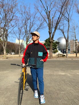 「ALDIES（アールディーズ）のアイテム（ブルゾン）」を使った、りょうさん（メンズ・171cm）の冬コーディネート