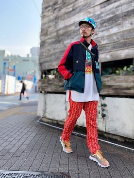 「ALDIES（アールディーズ）のアイテム（ブルゾン）」を使った、りょうさん（メンズ・171cm）の冬コーディネート