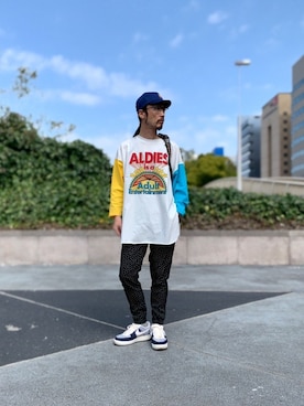 「HusseMatte（フッセマッテ）のアイテム」を使った、りょうさん（メンズ・171cm）の春コーディネート
