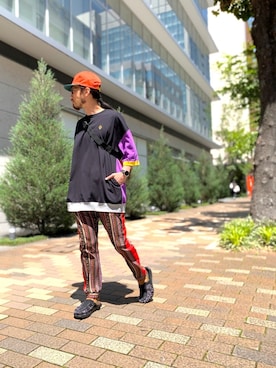 「HusseMatte（フッセマッテ）のアイテム」を使った、りょうさん（メンズ・171cm）の春コーディネート