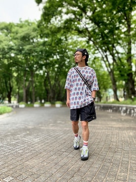 「ベレー帽推奨委員会」｜りょうさん（メンズ・171cm）の夏コーディネート