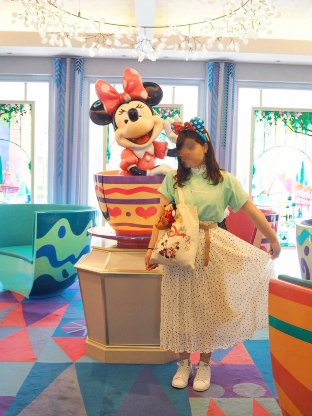 パジャマパーティー　ミニー　ガウン&ヘアバンドセット　100cm-110cm パジャマパーティー ミニー ガウン&ヘアバンドセット 100cm