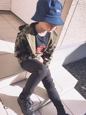 ukimama-10さん（キッズ・130cm）の春コーディネート