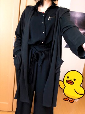 「アイテム（アクセサリー、レッド系）」を使った、パールさん（レディース・171cm）の春コーディネート