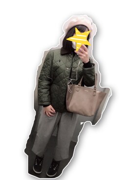 「SEVENDAYS=SUNDAY（セブンデイズサンデイ）のアイテム（ハンチング/ベレー帽）」を使った、riiさん（レディース・155cm）の冬コーディネート