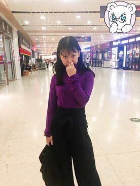 「ESPRIT（エスプリ）のアイテム（スウェット）」を使った、YOGURTさん（レディース・164cm）の秋コーディネート
