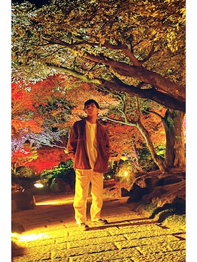 「Dr. Martens（ドクターマーチン）のDr.Martens / ドクターマーチン 1461 3EYE GIBSON SHOE 3ホール ギブソン シューズ ブーツ（ブーツ）」を使った、RINさん（メンズ・173cm）の冬コーディネート