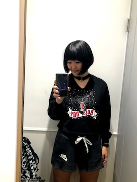 「HYPE（ハイプ）のアイテム（バッグ）」を使った、Peiyuさん（レディース・168cm）の冬コーディネート