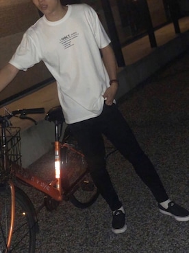 「ダニエルウェリントン」｜「アイテム（スリッポン）」を使った、イマタイさん（メンズ・177cm）の夏コーディネート