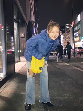 「Kastane（カスタネ）のアイテム（ダウンジャケット/コート）」を使った、nakao takakoさん（レディース・159cm）の冬コーディネート