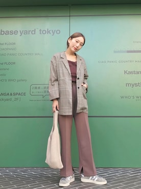 nakao takakoさん（レディース・159cm）の冬コーディネート