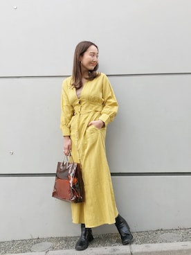 nakao takakoさん（レディース・159cm）の冬コーディネート