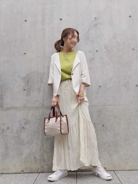 nakao takakoさん（レディース・159cm）の春コーディネート