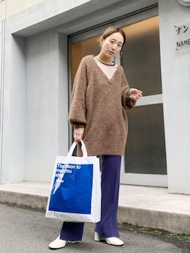 nakao takakoさん（レディース・159cm）の冬コーディネート