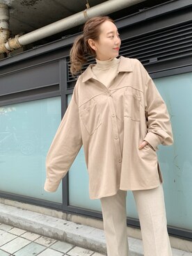 「冬アウター着回しチャレンジ」｜nakao takakoさん（レディース・159cm）の冬コーディネート