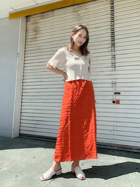 nakao takakoさん(レディース・159cm)の夏コーディネート