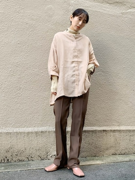 nakao takakoさん（レディース・159cm）の冬コーディネート