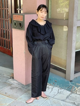 nakao takakoさん（レディース・159cm）の冬コーディネート