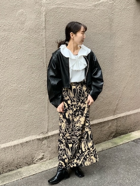 「GHOSPELL（ゴスペル）のアイテム」を使った、nakao takakoさん（レディース・159cm）の冬コーディネート