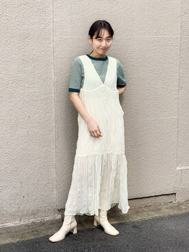 「ボーター」｜nakao takakoさん（レディース・159cm）の春コーディネート