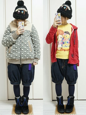 nao_mamekoさん（レディース・152cm）の冬コーディネート