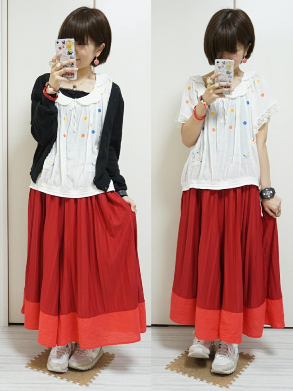 L'EST  ROSE  カーディガン L'EST ROSE - レストローズ L'EST ROSE カーディガン ニット 長袖 2 の