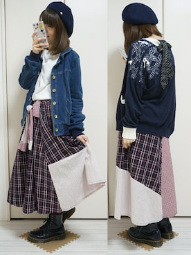 nao_mamekoさん（レディース・152cm）の春コーディネート