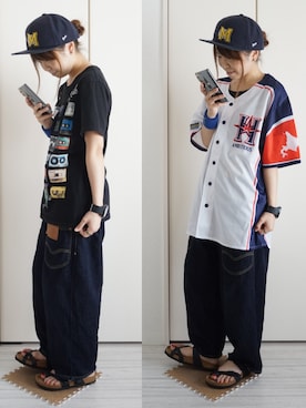 「AIKO（アイコ）のアイテム（アクセサリー）」を使った、nao_mamekoさん（レディース・152cm）の夏コーディネート