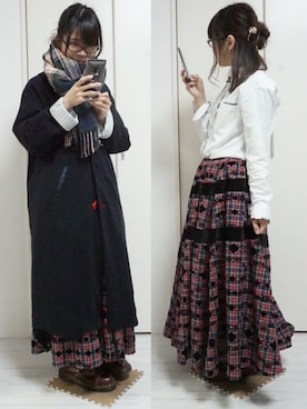 nao_mamekoさん（レディース・152cm）の冬コーディネート