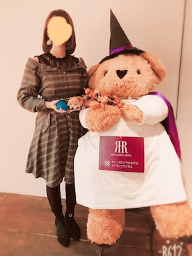 「FUN（ファン）のアイテム（ワンピース/ドレス）」を使った、茅ヶ崎さん（レディース・152cm）の秋コーディネート