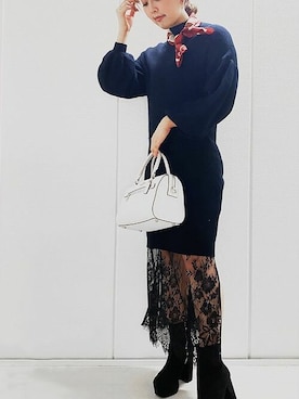 「アイテム（ルームウェア）」を使った、ANNEBRA -Japan Official-さん（レディース・162cm）の秋コーディネート