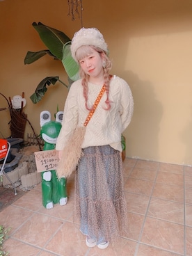 まりっぺさん（レディース・152cm）の秋コーディネート