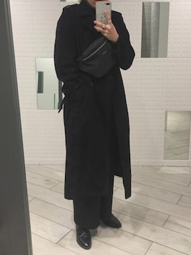 「ENVYM（アンビー）のアイテム（トレンチコート）」を使った、しーさん（レディース・163cm）の春コーディネート
