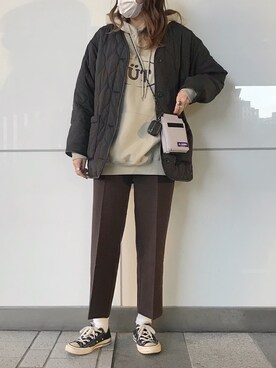 「BAYFLOW（ベイフロー）のアイテム（その他アウター）」を使った、しーさん（レディース・163cm）の春コーディネート