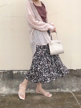 「HALIN（ハリン）のアイテム」を使った、Sze1777さん（レディース・162cm）の夏コーディネート