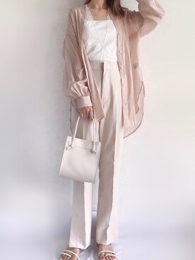 「HALIN（ハリン）のアイテム」を使った、Sze1777さん（レディース・162cm）の夏コーディネート