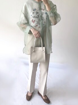 「HALIN（ハリン）のアイテム」を使った、Sze1777さん（レディース・162cm）の秋コーディネート