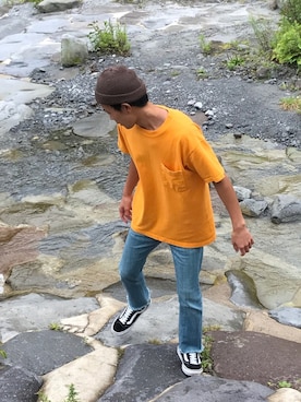 「Steven Alan（スティーブンアラン）のアイテム（ニットキャップ/ビーニー）」を使った、nakaakiさん（メンズ・165cm）の秋コーディネート