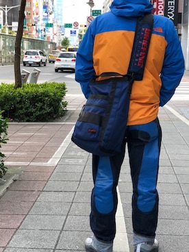 「アイテム（ナイロンジャケット）」を使った、マルさん（メンズ・165cm・50代）の夏コーディネート