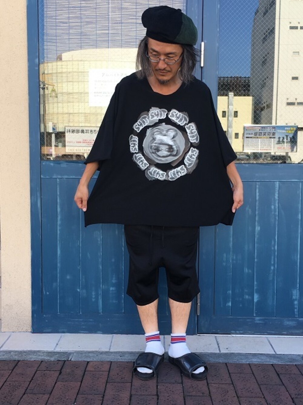 BALMUNG（バルムング）の「BALMUNG プリントビッグTシャツ半袖（黒