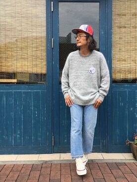 「gilet（ジレ）のアイテム」を使った、フリスタさん（メンズ・173cm）の秋コーディネート