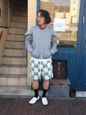 「アイテム（その他シューズ）」を使った、フリスタさん（メンズ・173cm・40代）の春コーディネート