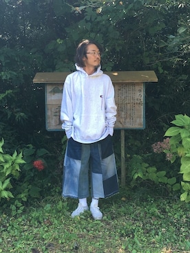 「gilet（ジレ）のアイテム」を使った、フリスタさん（メンズ・173cm）の秋コーディネート