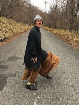 「アイテム（その他シューズ）」を使った、フリスタさん（メンズ・173cm・40代）の秋コーディネート