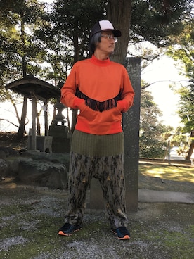 「STOF（ストフ）のアイテム」を使った、フリスタさん（メンズ・173cm）の冬コーディネート