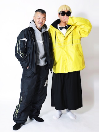 ミズノ　ウインドブレーカー　辰吉丈一郎氏ジョーロゴ入り スニダン」にて”カリスマボクサー”辰𠮷𠀋一郎氏のデビュー35周年