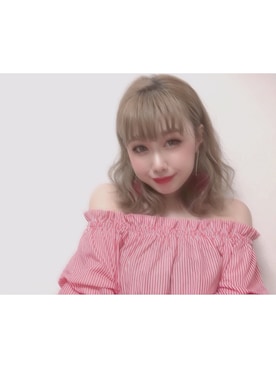 「GALLERIE（ギャレリー）のアイテム（Tシャツ/カットソー）」を使った、xx73_aoiiiさん（レディース・160cm）の春コーディネート