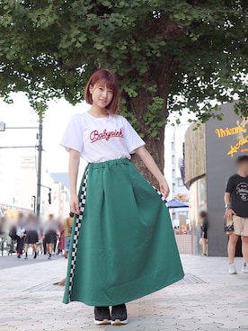 朝長美桜さん(レディース・154cm)の秋コーディネート