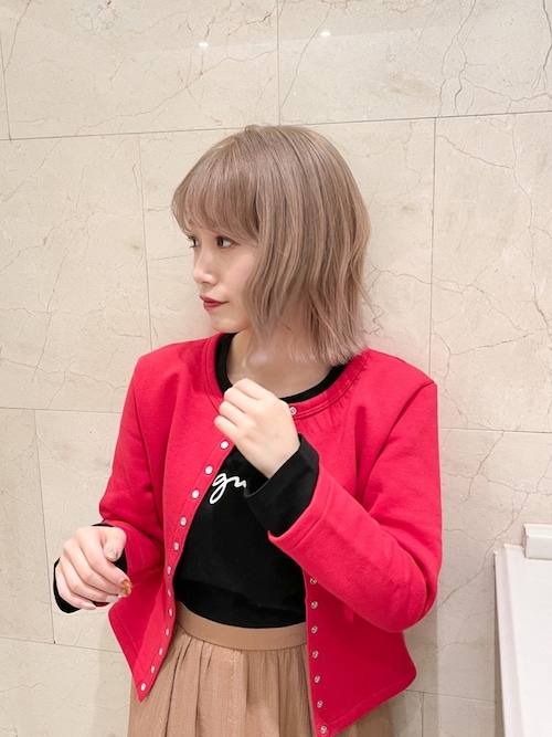 朝長美桜 Agnes B のカーディガン ボレロを使ったコーディネート Wear